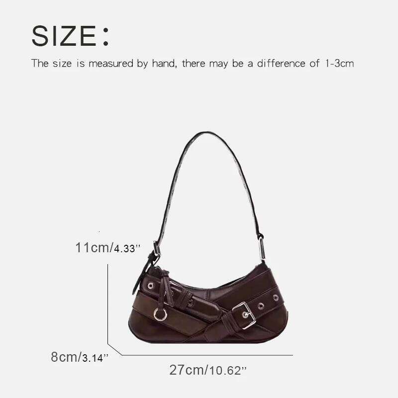 Women's Bags Designer Classic Small Bags For Women Designer Handbag And Purse New In PU Vintage Belt Buckle Cross Design Underarm Shoulder