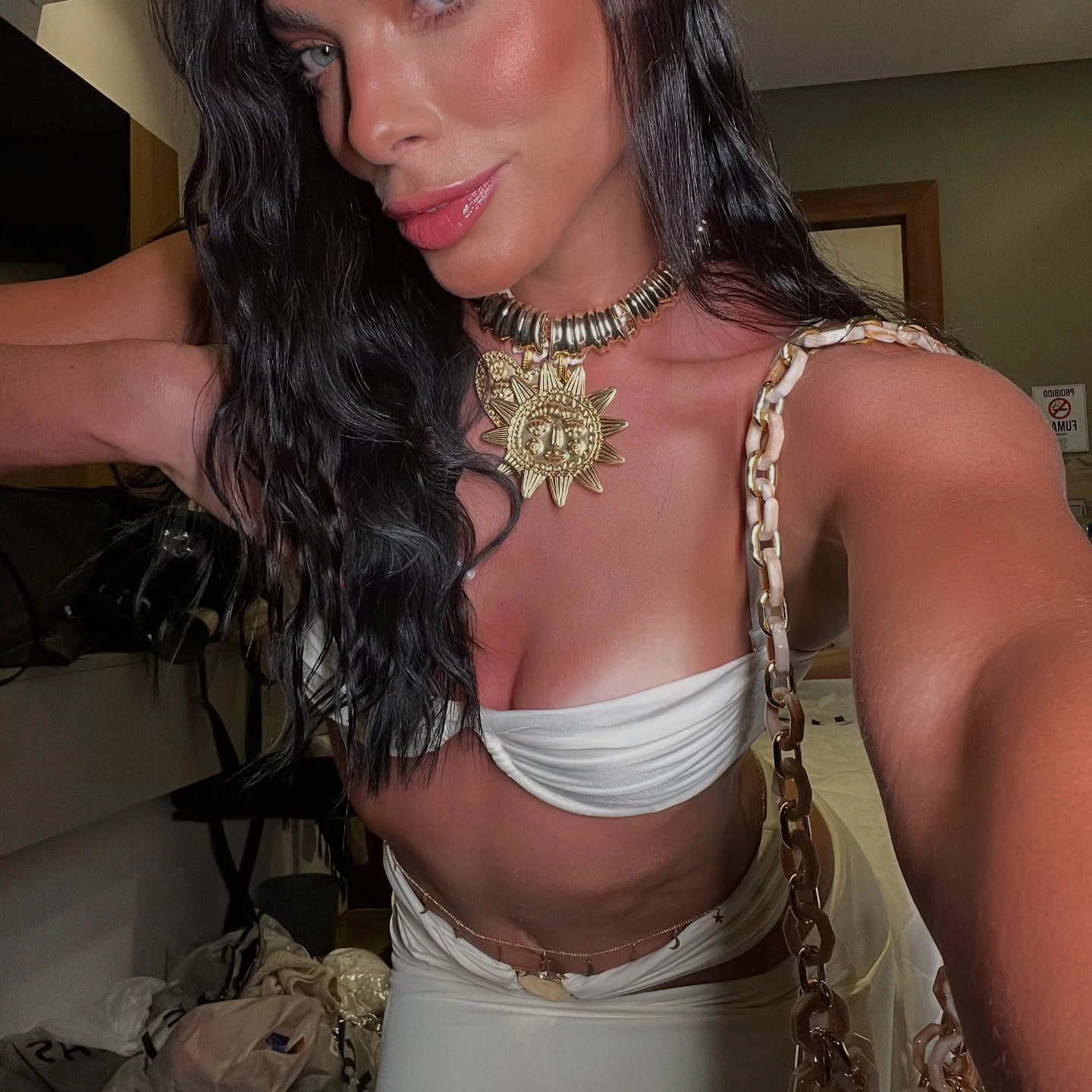 3Pcs Push Up Bikini With Long Skirt Sexy Women Swimsuit Female Swimwear Cut Out Swimming Suit White Biquini Bodysuit Beachwear 250614