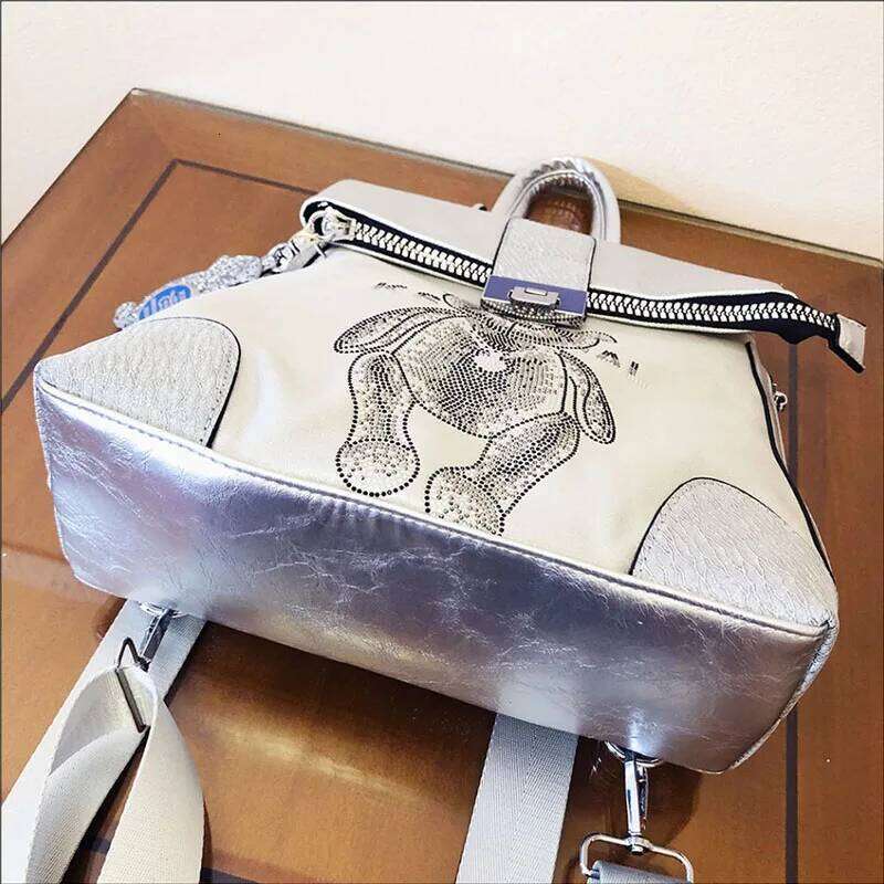 Brand Women Female High Quality Shoulder Leather Teenager Girl School Bag Fashion Anti-theft Travel Backpack