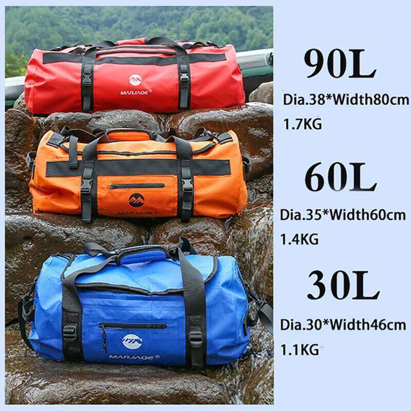 Designer bag 52 30L 60L 90L Kayaking Waterproof Dry Saddle Lage Storage Beach Rafting Travel Camping Swimming Bags Drifting Bag X499A