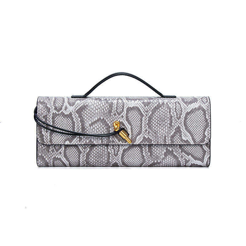 Lanjia High End Handheld Evening For Women Horizontal Trendy Stone Pattern Baguette Bag Niche Single Shoulder Crossbody Bag E Bca F