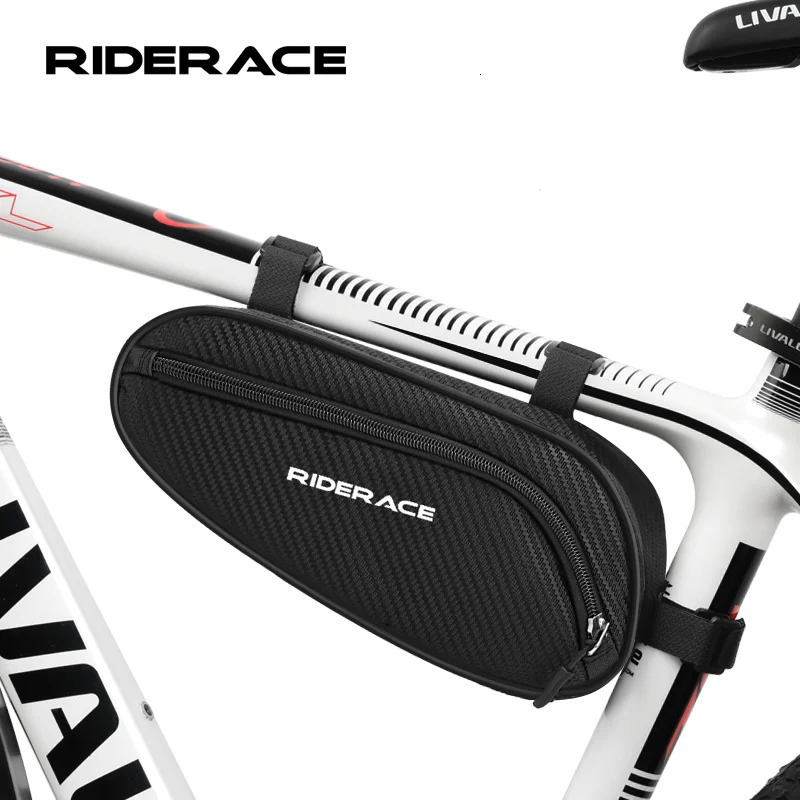 RIDERACE Waterproof Cycling Tube Bag For MTB Bike Triangle Bag Road Cycling Frame Front Bags Repair Tools Rainproof Bicycle Bag 250610