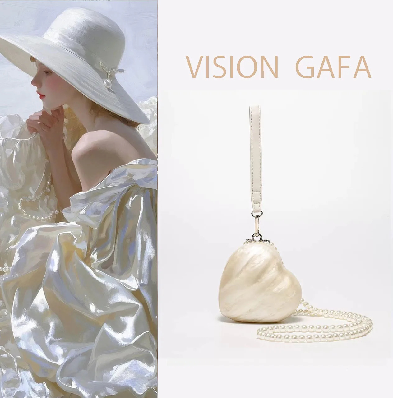 Summer Womens Acrylic Bag Fashion Ladies Wedding Banquet Handbag Creative Adult Girls Pearl Chain Party Phone 250614