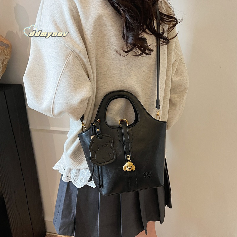Summer 2025 New Style Basket Cute Dog Handbag Large Capacity Mother and Child Shoulder Crossbody Bag ddmynov ddmynov ddmynov