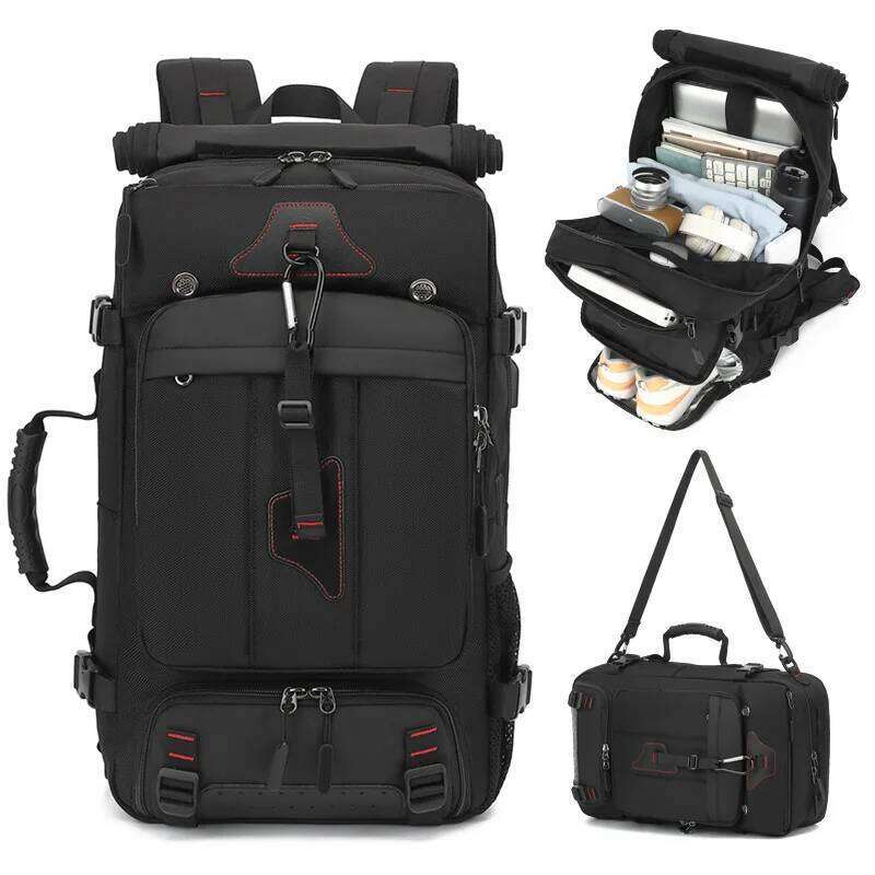 New Ultra Large Capacity For Men's Outdoor Expandable Boarding Backpack Travel 35/60/80 Liter Lage Bag