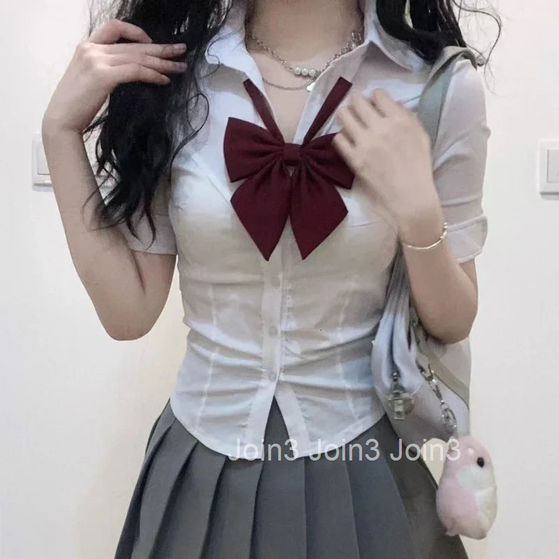 Button Woman Top Up With Short Sleeve Chiffon Shirts Blouses For Women S Xxl Premium Streetwear Cool Elegant Social Tall