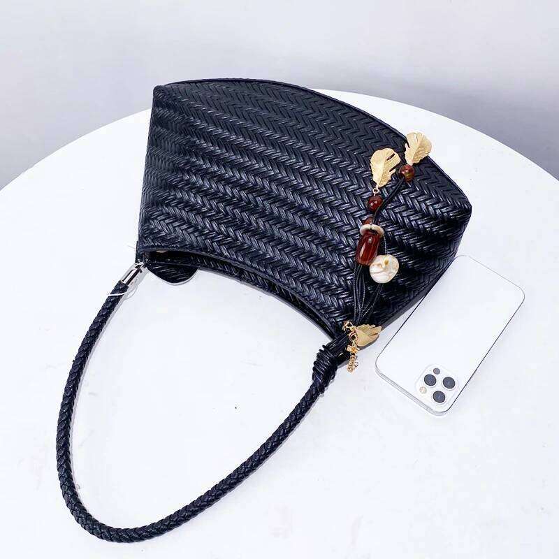 Women's Bags Designer Shell Bags For Women Designer Handbag Purses New In PU Imitation Braided Emed Pattern With Inner Pocket Shoulder