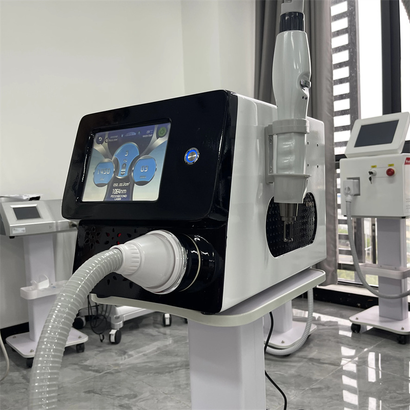 New Nd Yag Picosecond Laser High Power 1064nm 532nm 755nm Picosecond Laser Acne Treatment Tattoo Removal Freckle Removal Machine