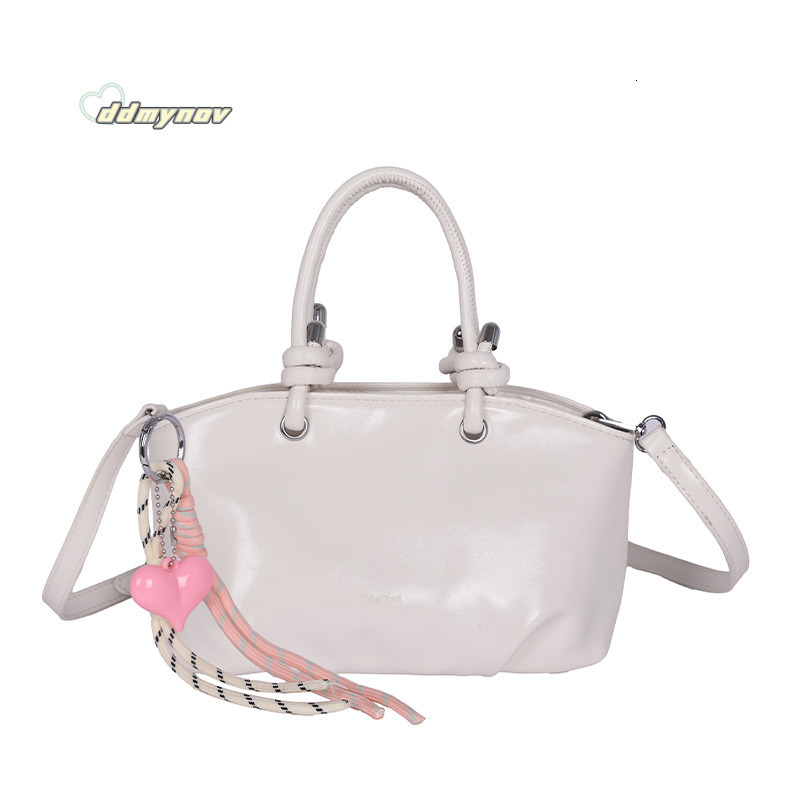 Korean Style Fashion Simple Handbag for Women 2025 Summer Niche Trendy Versatile Commuter Shoulder Crossbody Bag ddmynov ddmynov
