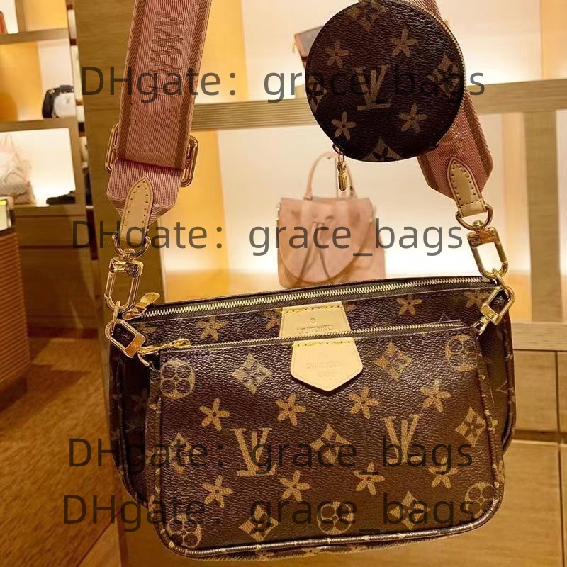 TOP 3 pcs purse Shoulder Bags three piece set purs classic handbags women bag leather lady messenger satchel cross body package