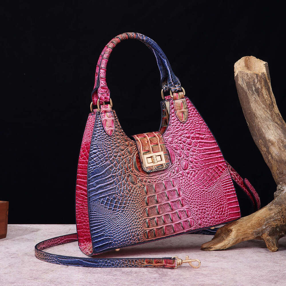 Handbag for women underarm bag Women's Bag Crocodile Pattern vintage large capacity tote bag women crossbody bag shoulder bag crescent bag fashio