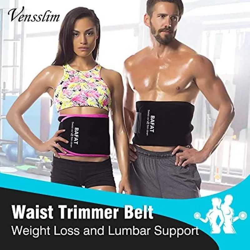 Vensslim Waist Trimmer Belt Sweat Sauna Corset for Men and Women Workout Belly Fat Burner Body Shaper Strap W250616