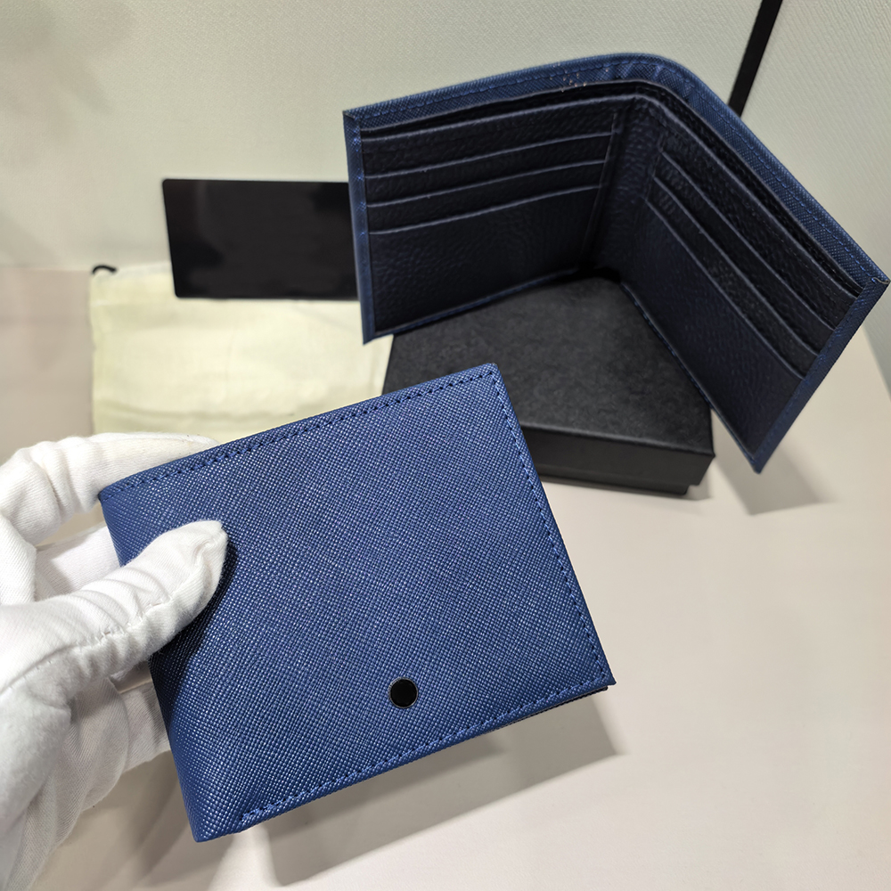 Men's wallet genuine leather credit card holder wallet designer high-quality short money pocket Coin Purse women's wallet business card ID Case with Box