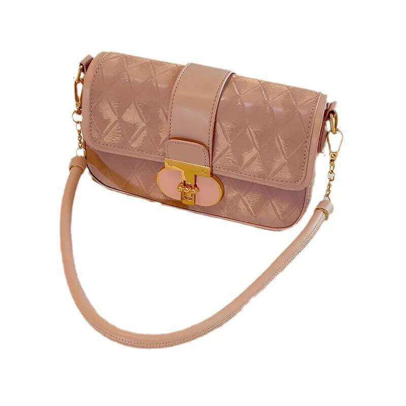 Bags Designer Summer New Women's High-End Underarm Small Square Single Shoulder Messenger Bag, Lazy Style Hand Bag