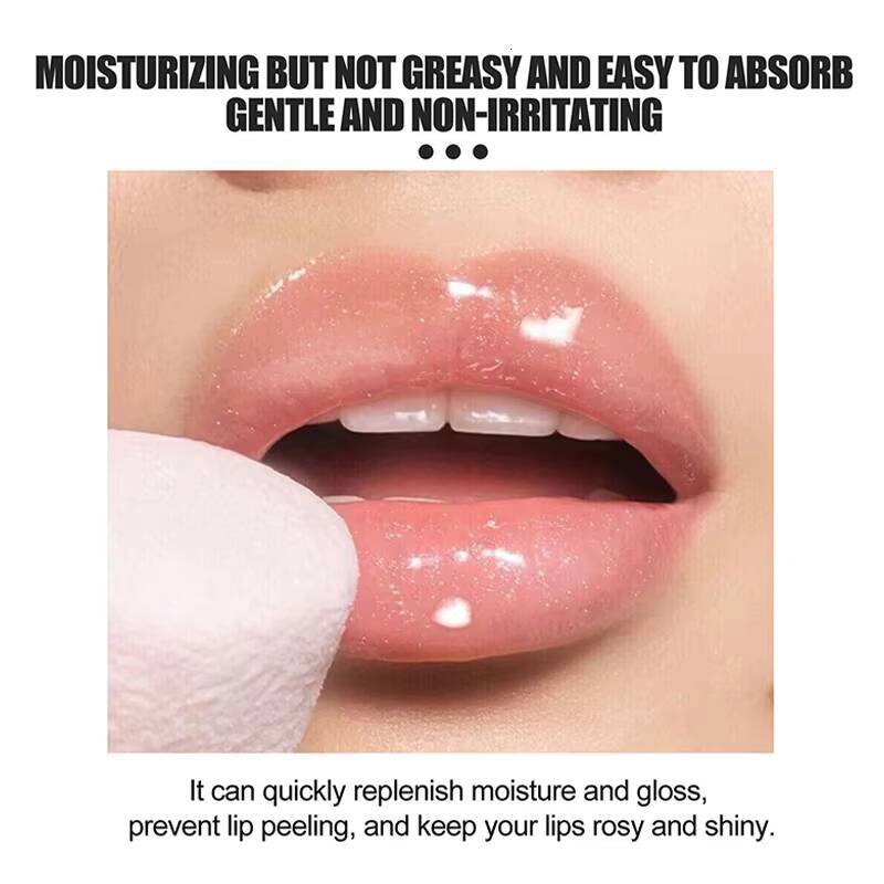 Summer Polypeptide Lipstick Butter Balm,Long Lasting Moisturizing Repair Gloss,Hydrating Care Conditioning Lip Plumper happy