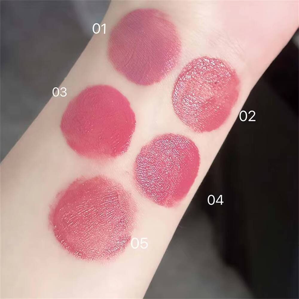 Slightly Drunk Rose Canned Mud Mist Lipstick Moisturizing Velvet Matte Mousse Solid Lip Gloss Rouge Cream Tint Lips Makeup happy