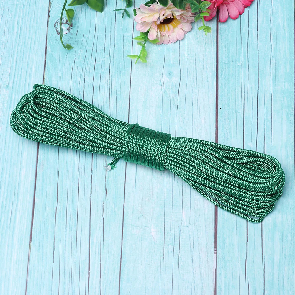 Diameter m Paracord 550 Rope 51020meters length Cord Tent Ropes Survival kit for Hiking Camping 10 Colors 250611