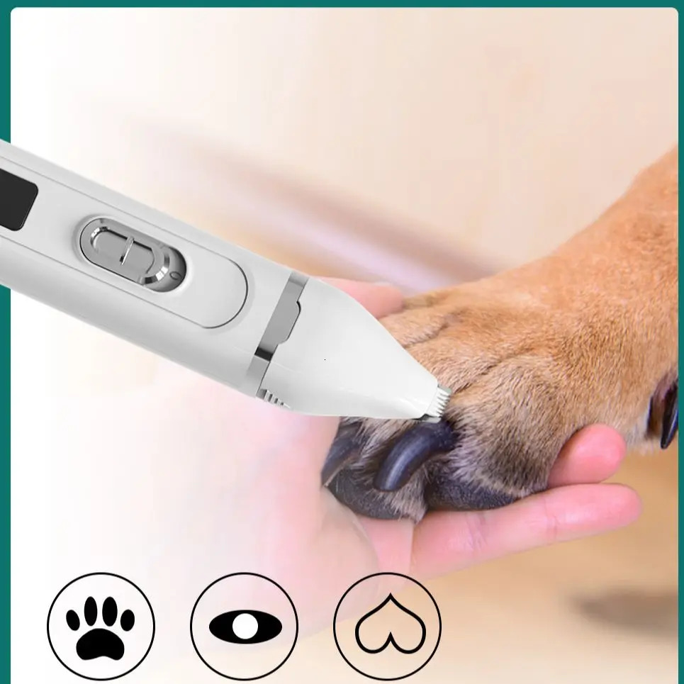 Dog Hair Clippers Grooming Electric Pet Clipper Professional Silent Hair Cutter USB Rechargeable Pet Grooming Clipper 250614