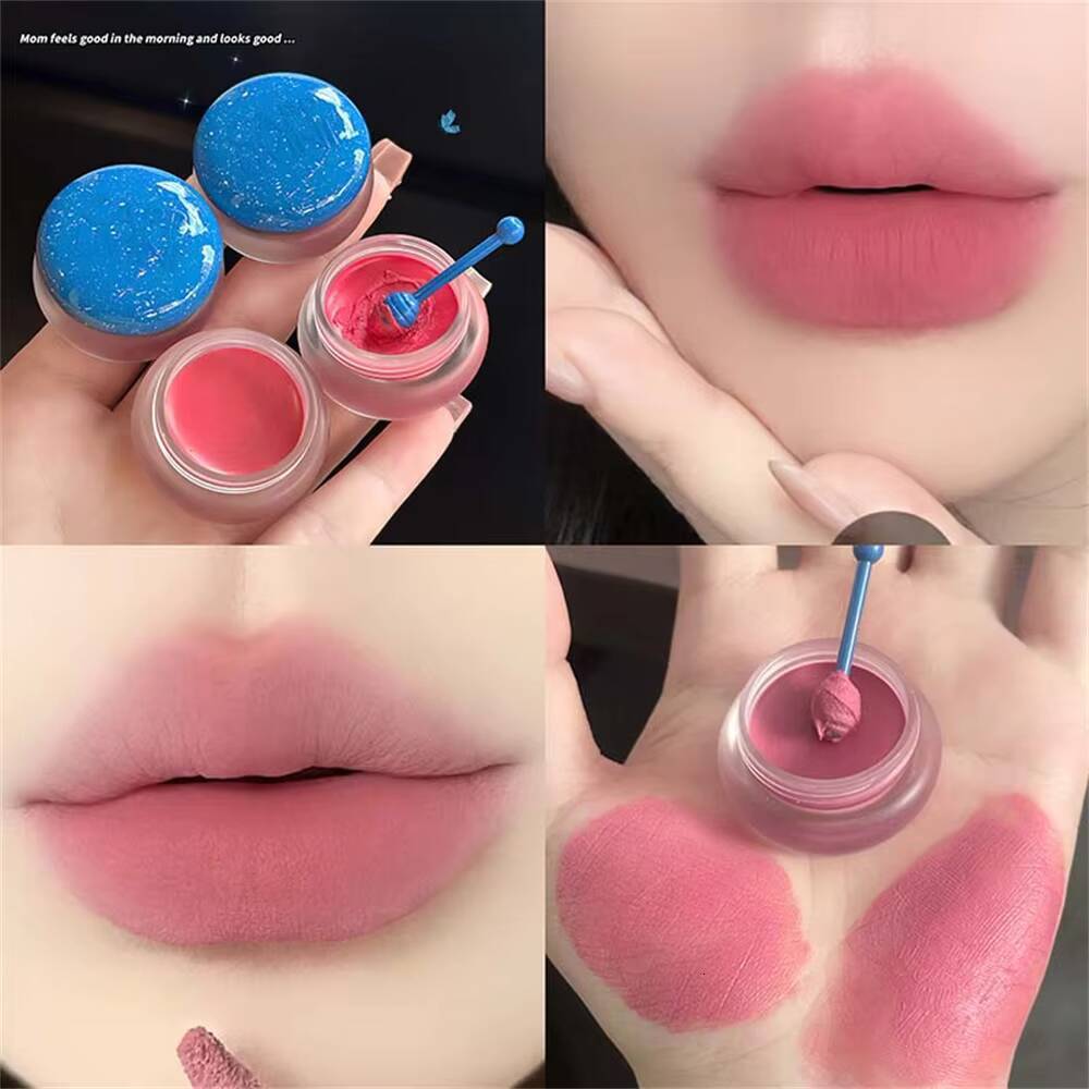 Slightly Drunk Rose Canned Mud Mist Lipstick Moisturizing Velvet Matte Mousse Solid Lip Gloss Rouge Cream Tint Lips Makeup happy