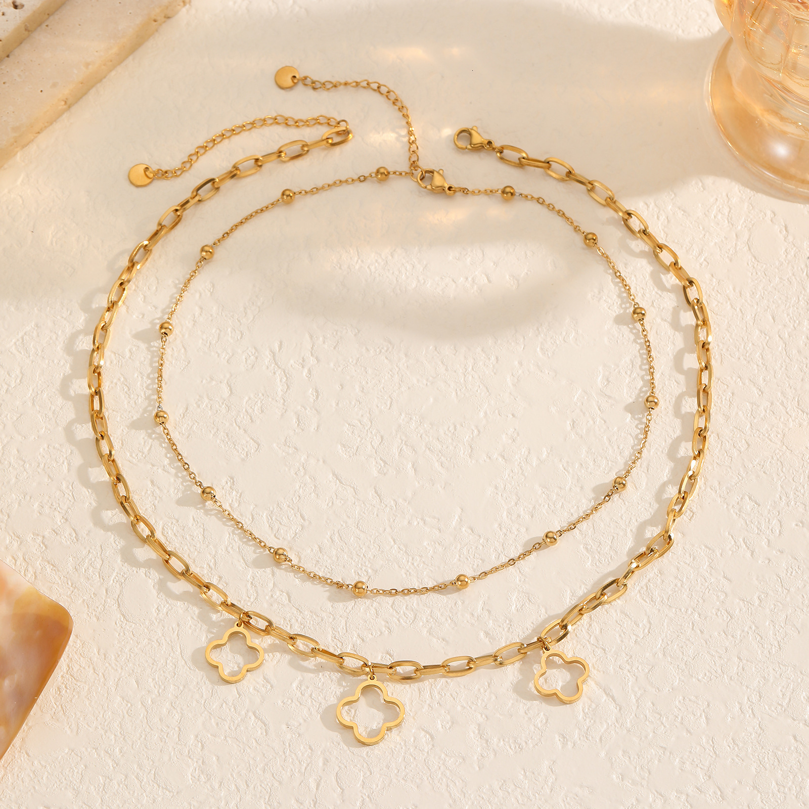 Titanium Steel Necklace for Women Fashionable High-end Design Non-fading Jewelry