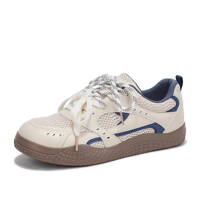 Breathable German Training Board Shoes for Women in The Summer of 2025 New Super Popular and Versatile Niche Casual Sports White Shoes