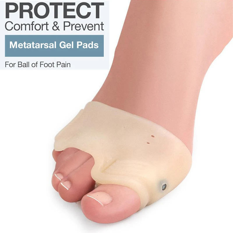 Pexmen 2Pcs Gel Metatarsal Pads for Women and Men Ball of Foot Cushion Gel Sleeves Cushions Pad for Supports Feet Pain Relief 250613