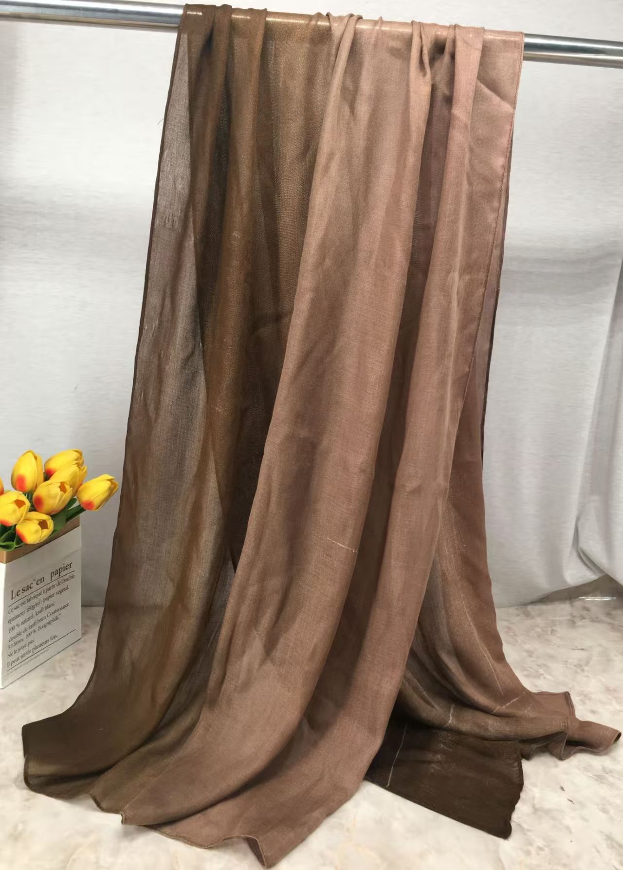 T992 new modal thin material hand-painted gradient color rayon long scarf breathable scarf headscarf female shawl