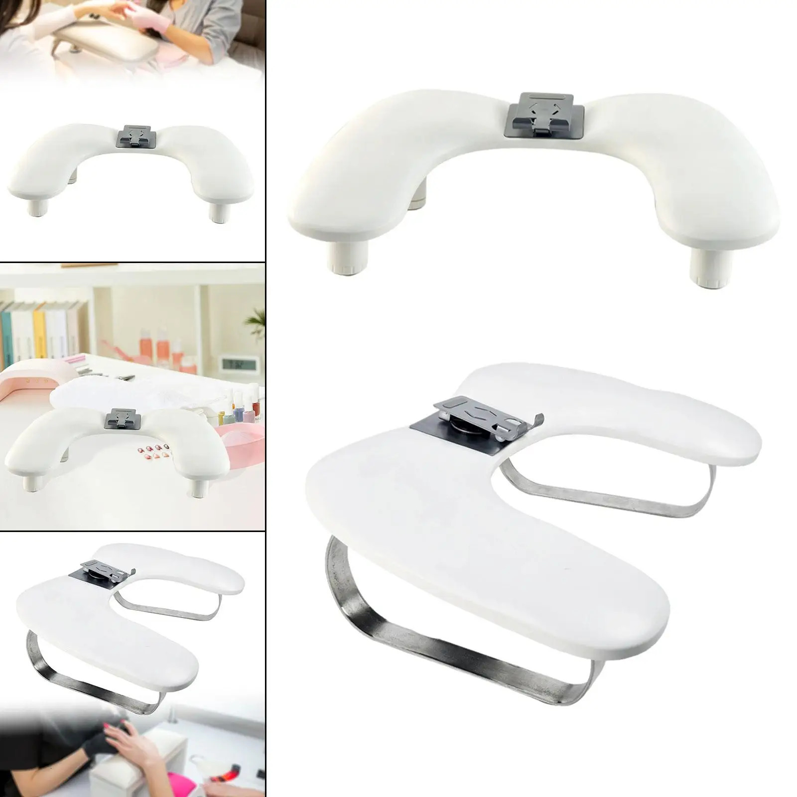 Nail Arm Rest Hand Pillow PU Leather U Shaped Comfortable Portable for Nail Salon Technician Professional Elegant Hand Holder 250612