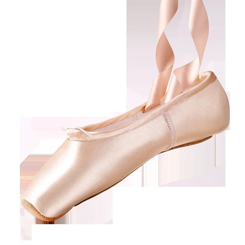 Children Adult Ballet Dance Shoes Ballet Pointe Shoes Professional with Ribbons Shoes Zapatos Mujer Sneakers Women Girls 250613