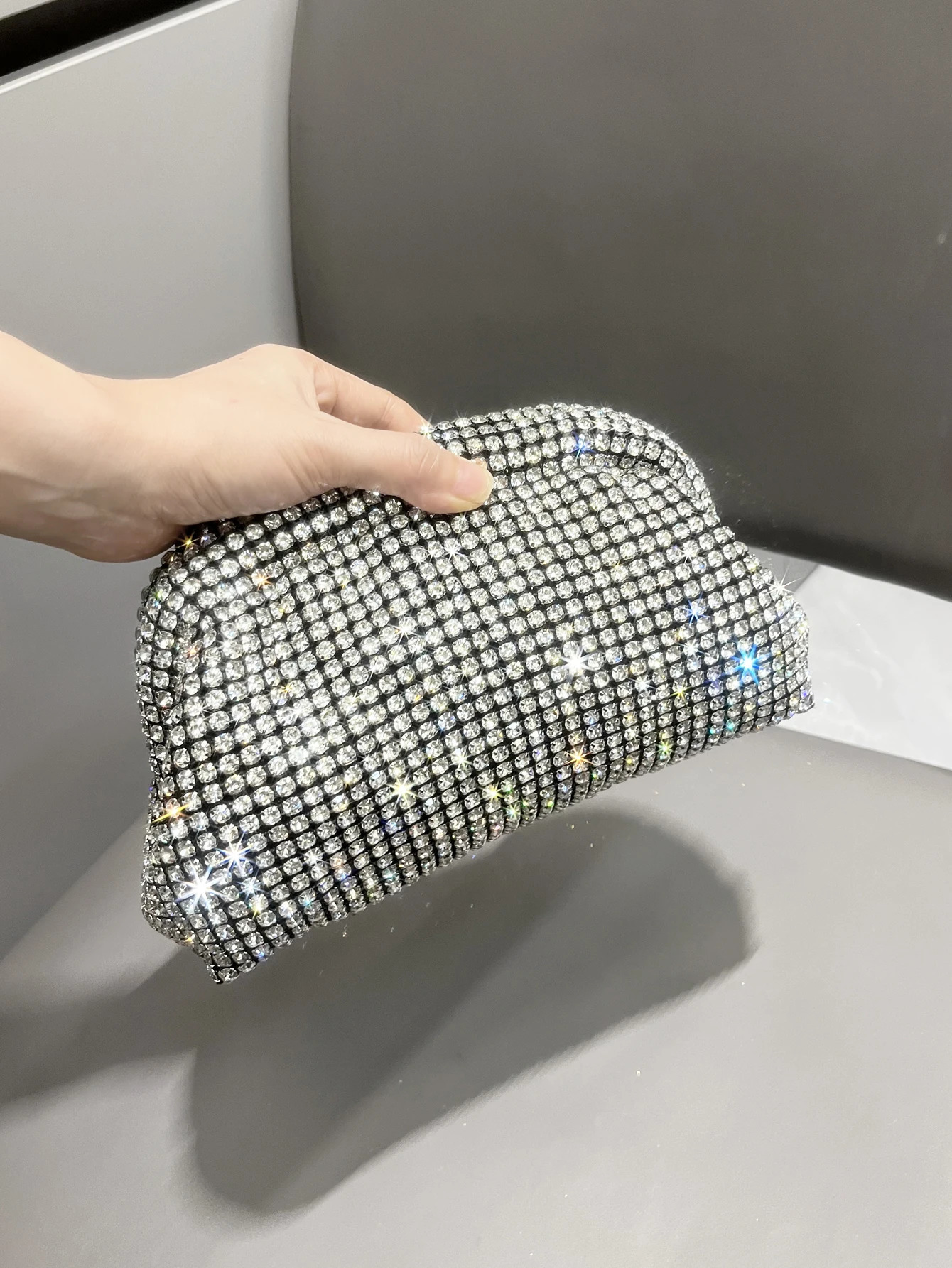 Luxury Designer Rhinestones Clutch Purse Bag for women handle bag Shoulder evening banquet 250614