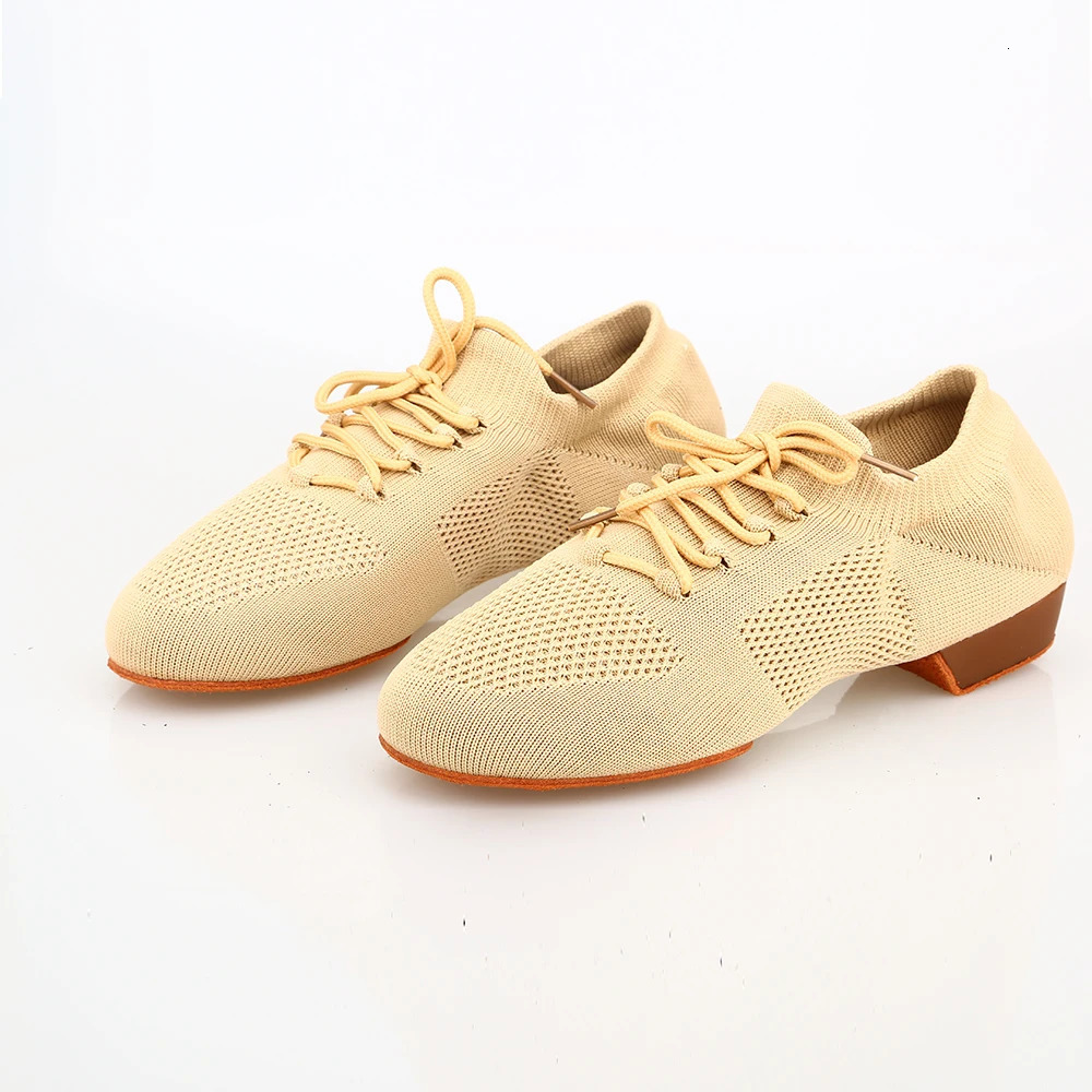 Dance Shoes for Women Jazz Salsa Ballroom Dancing Shoes Mesh Casual Flat Sprots Shoe Ladies Girls Modern Yoga Sneakers 34-42 250613