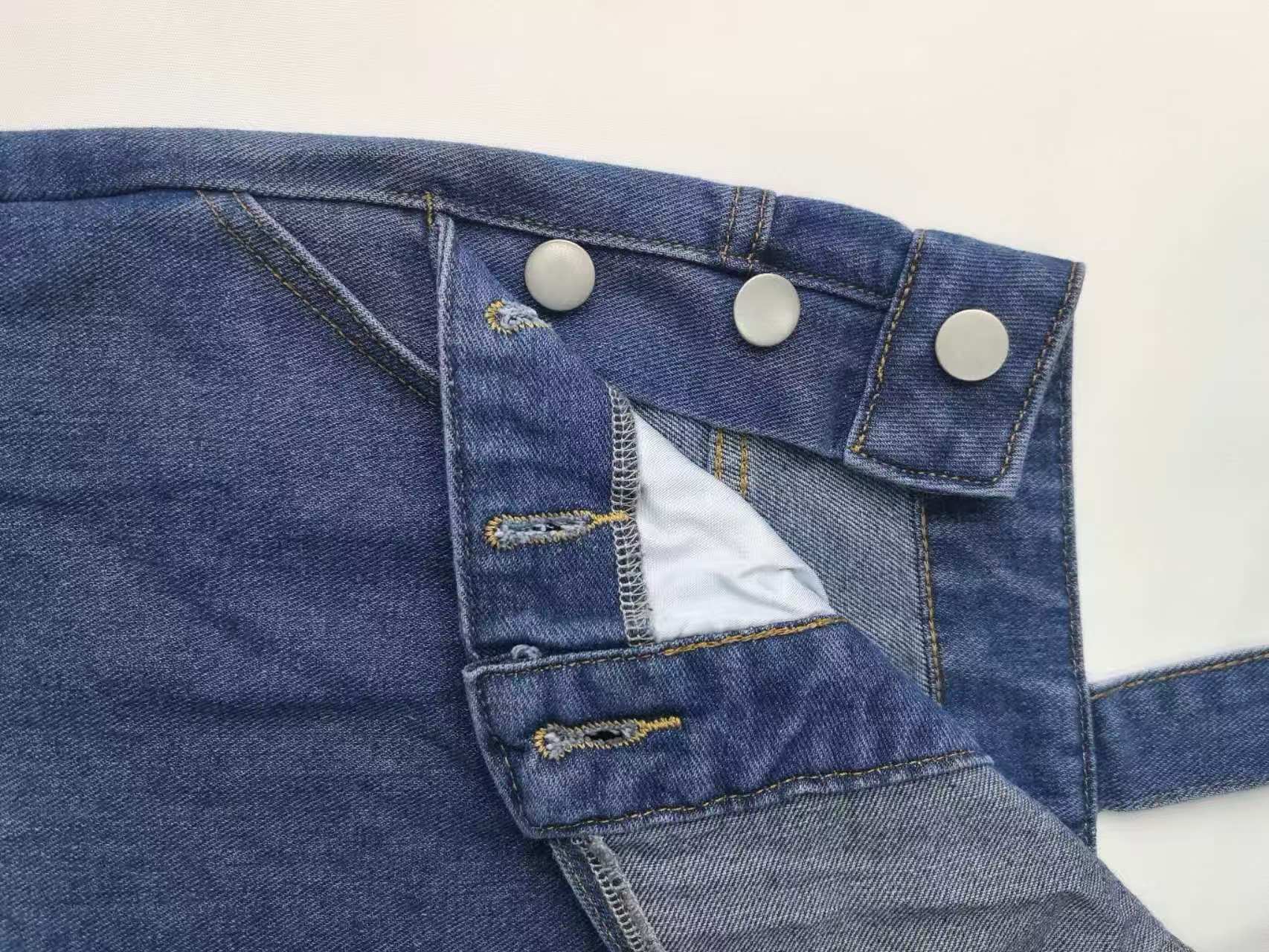 Men's Denim Cargo Shorts with Adjustable Shoulder Straps Men's denim overalls a wide range of styles