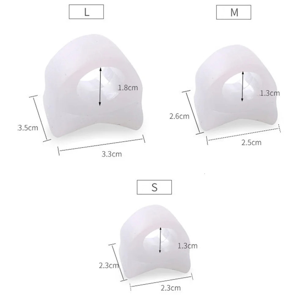 Daily Toe Bone Ortics 2pcs SEBS Toe Separator Split Ring Pad Overlap Thumb Hallux Valgus Correction Corrector Tools 250613