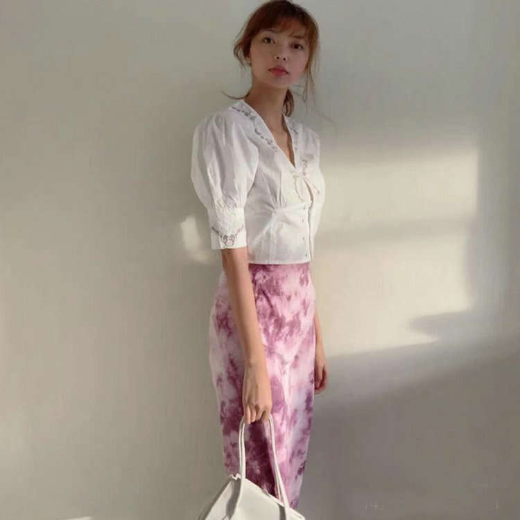 Dresses for Woman Elegant for A Wedding Floral Dress Summer Dresses for Women 325#ref Pure Cotton Lace Hollow Top 2025 Summer New French Style Womens 