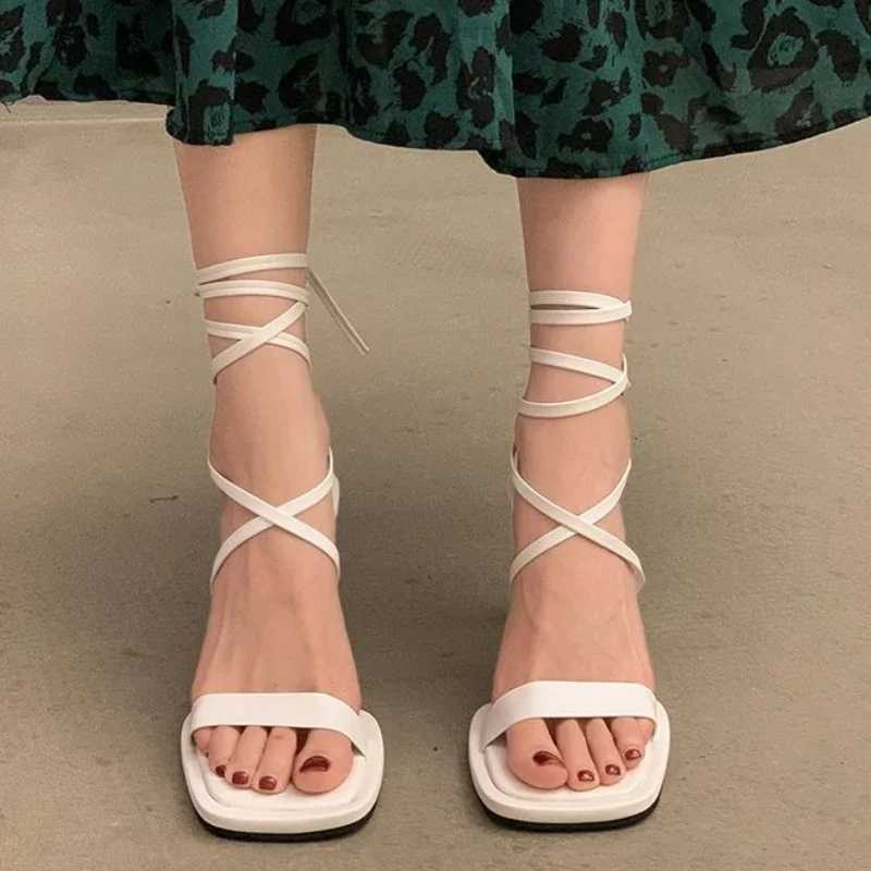 FAshion Strappy Super-high Heel Woman Shoes Daily Summer Korea Sandal on Sale 2025 Cheap Liquidation Sandals for Women Z250617
