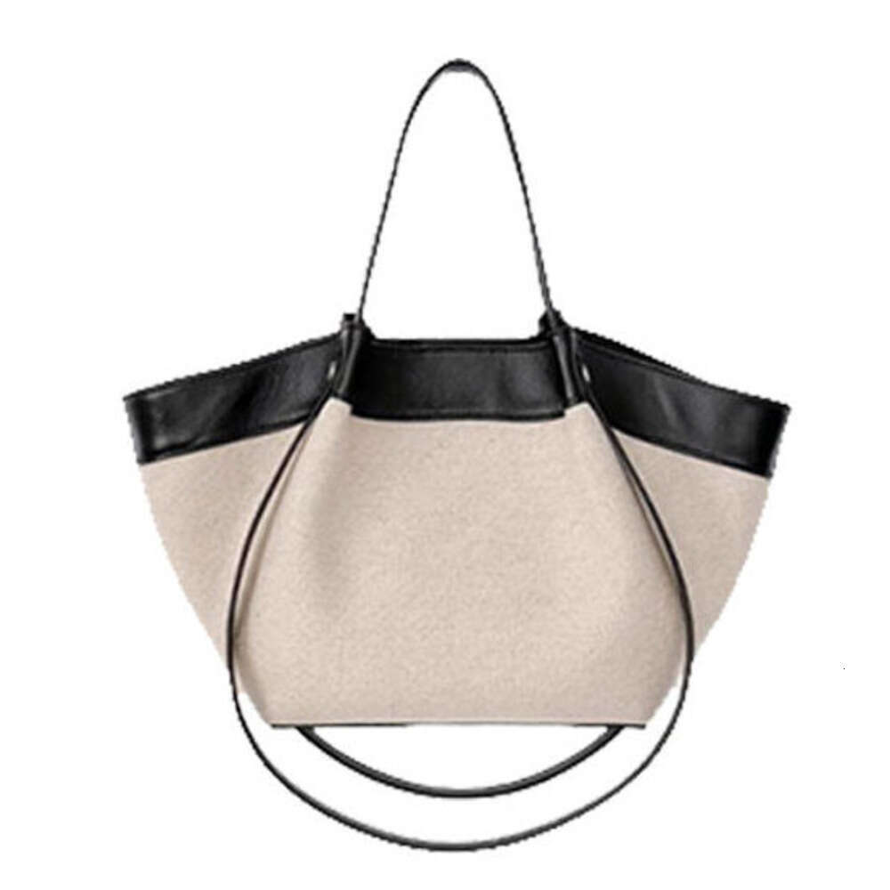 Patchwork Tote Bag for Women New Light Luxury Niche High end Daily Commute Versatile Handbag Basket
