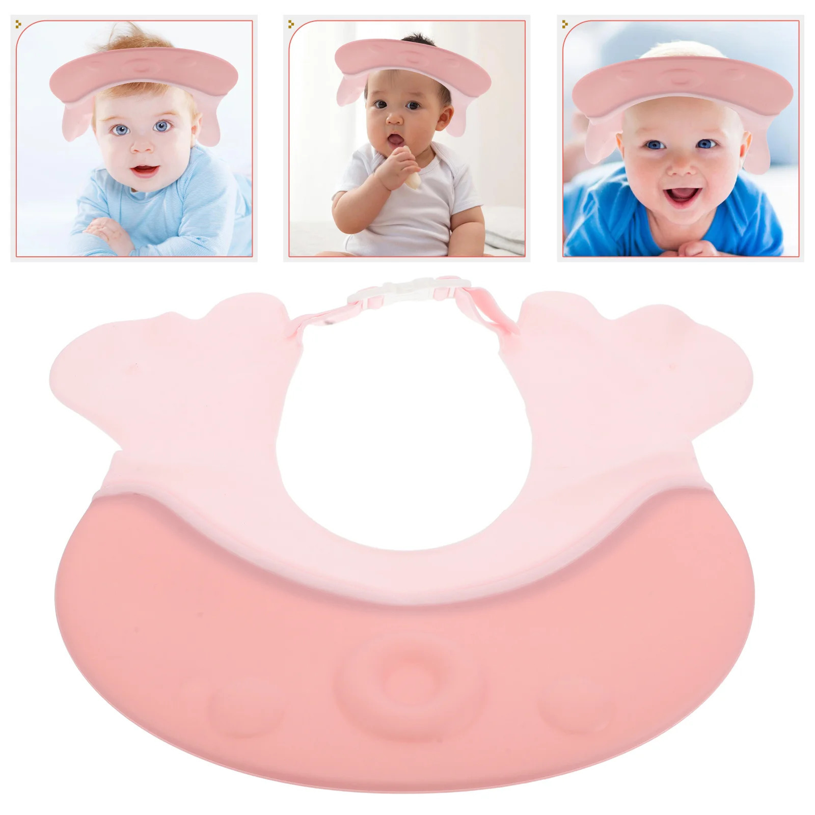 Childrens Shampoo Cap Shower for Kids Baby Bath Accessories Hair Wash Shield Hat Adjustable 250617