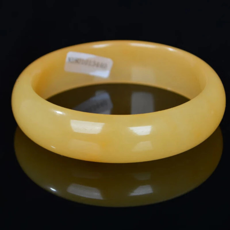Quality Gold Silk Jade Bracelet Huanglong Jade Bracelet 250616