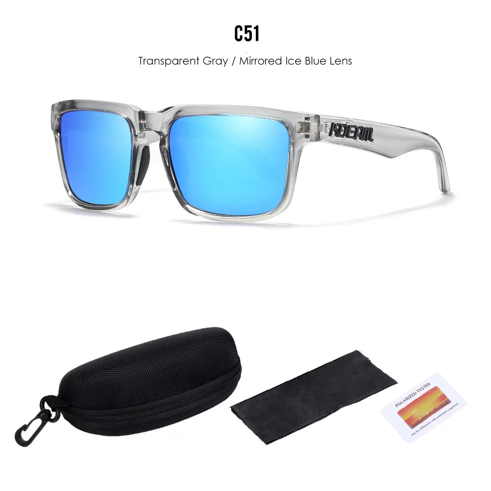 2025 Kdeam Polarized Sunglasses for Men Women Fashion Unisex Trendy Outdoor Eyewear For Couple Mirror red lens 250616