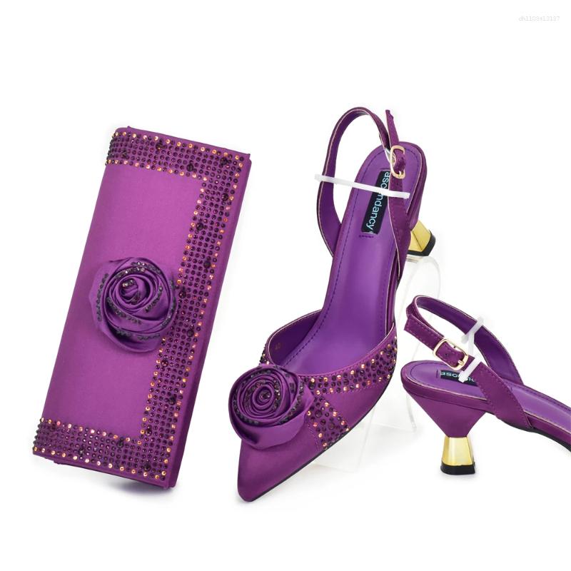Dress Shoes Design Shoe And Bag Set For Party In Women Nigerian African Bags Wedding Luxury Elegant Pumps