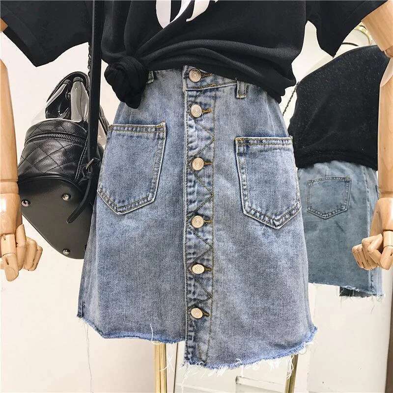 Night Club Outfit Womens Denim Skirt Sexy Midi Fashion A Line Skirts for Woman Korean Style Cheap Stylish New In Jeans Clothes