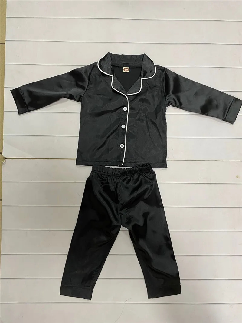 1-7years Toddler Boys Summer Pajamas Set Infant Boy Short/Long Sleeve Pants Sleepwear For Boys Kids Casual Button Nightwear Set 250617