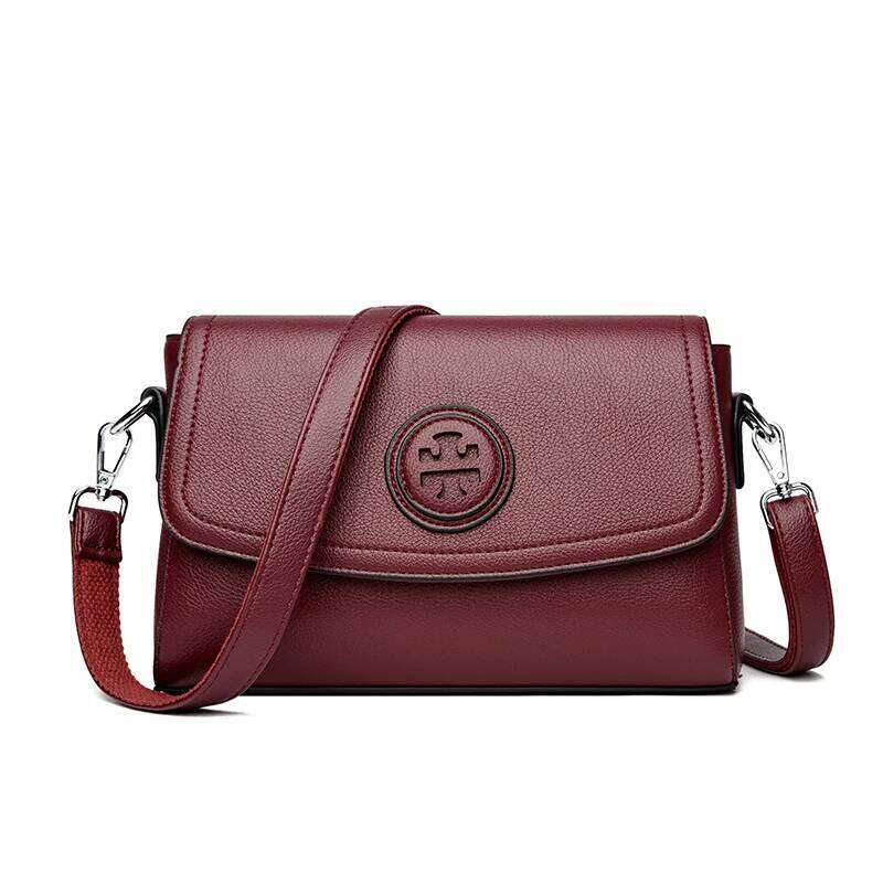 2024 Leather Shoulder Messenger Handbags Designer Sac A Main Female Vintage Crossbody Bags For Women Tote Bag