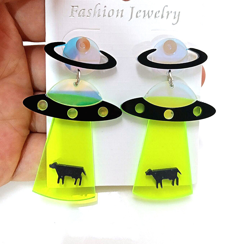 Women's Earrings 3PCS/LOT Fashion Acrylic Earrings Colourful Fashion Jewellery Holiday Gifts Party Dressing