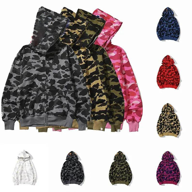 Hoodie designer hoodie hoodies zip up hoodie Street Sweatshirt Camouflage Cardigan Couple Style Men Women Fashion Classic Designer Casual Outing Sweatshirt