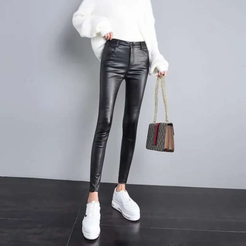 Long Pants for Women High Waist Autumn Winter Woman Trousers Aesthetic 90s Korean Fashion Clothing Vintage One Size Outfits Xxl