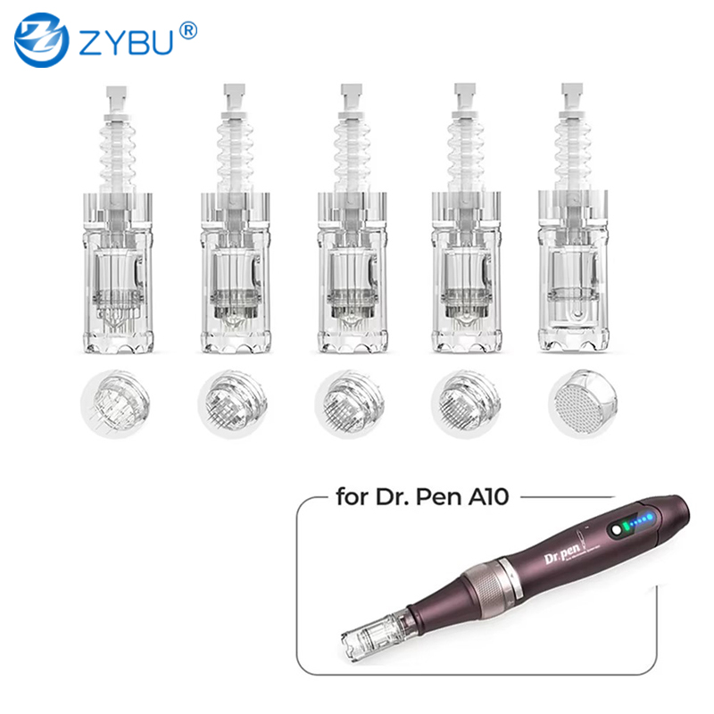 50pcs A10 MicroNeedles for Drpen Wrinkle Reduction & Anti-Aging Treatment 12Pin 24 36 42 Pin Nano Dermapen Mesotherapy Needles Cartridges