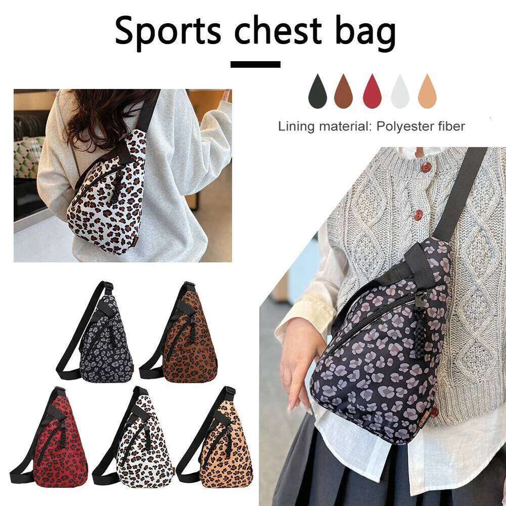 Women All Match Crossbody with Adjustable Strap Sports Chest Large Capacity Trendy Sling Female Travel Commute Bag bag