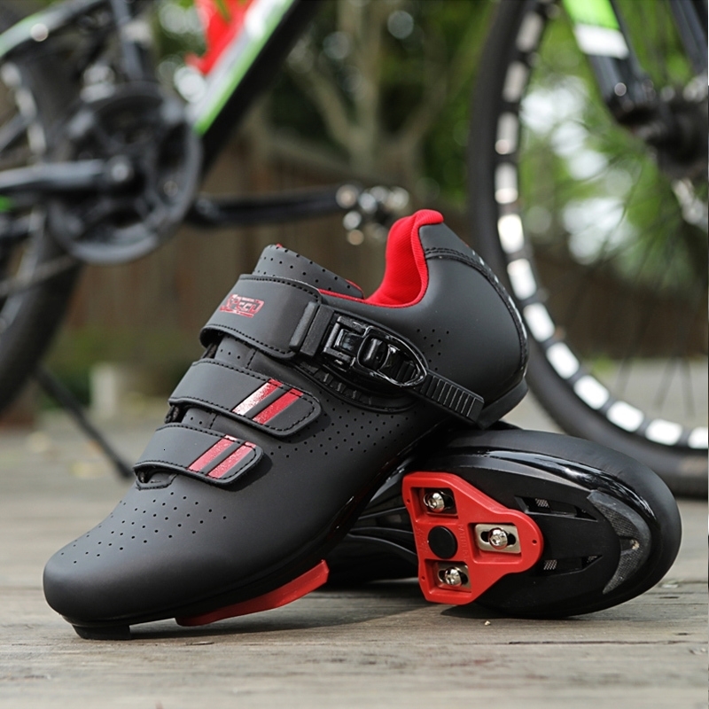 Mens Bicycle Shoes Compatible with Peloton Road Bikes Cycling and PreInstalled Triangle for w250528