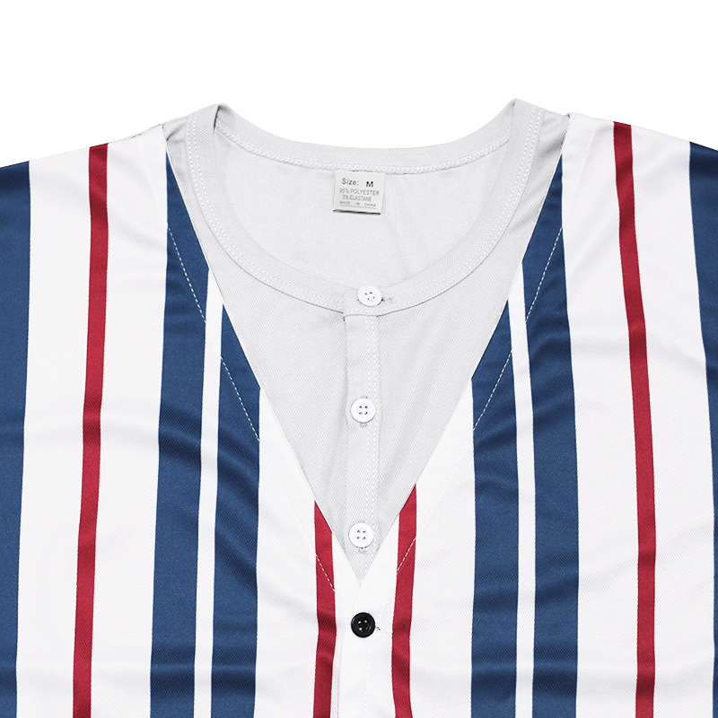 designer polo men's T-shirt NewBritish style summer men's top breathable Henry shirt short-sleeved vest fake two short-sleeved T-shirts Euro